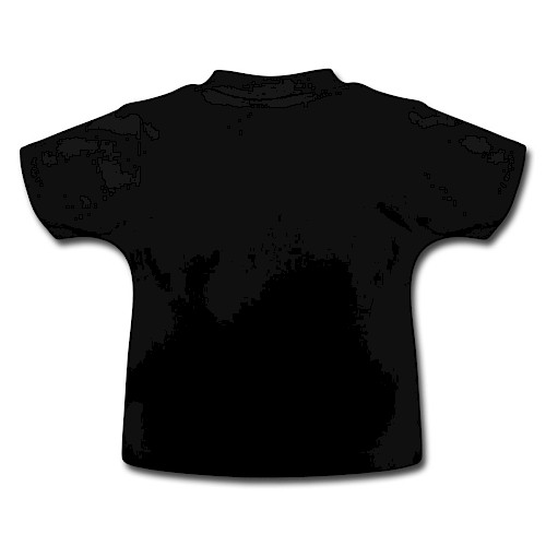 Baby Organic T-Shirt with Round Neck Hinten black