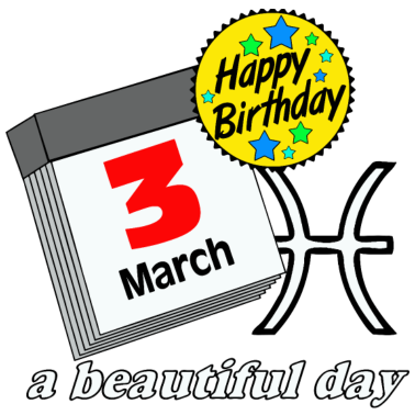 Zoom image 3 maaliskuu , 3 Maaliskuu , Syntymäpäivälahja , Syntymä