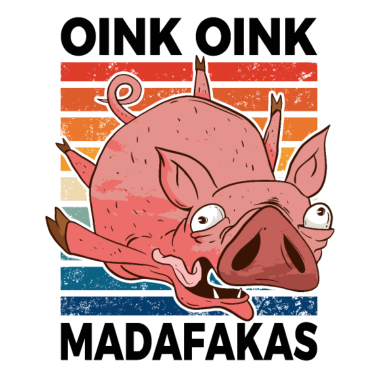 Zoom image Maiale in caduta libera - Oink Oink Madafakas