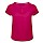 thumbnail Pige T-shirt med flæser Vorne fuchsia