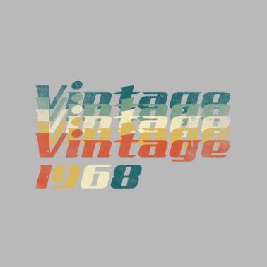 Zoom image Regalo 50 ° compleanno della maglietta Anno 1968