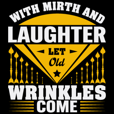 Zoom image Divertente detto di compleanno - risate e rughe
