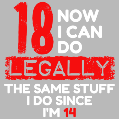 Zoom image 18 ° compleanno Diciotto Divertente detto dell'età