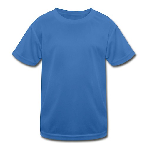 Funktions-T-shirt barn Vorne kungsblå
