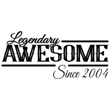 Zoom image Awesome Legendariske 2004 Fødselsdag Ordsprog