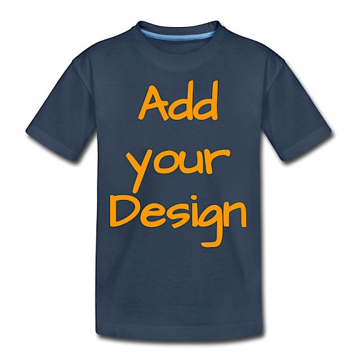 Ekologiczna koszulka dziecięca Premium granatowy