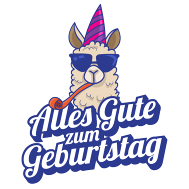 Zoom image Lama Alles Gute Geburtstag Geburtstagsspruch