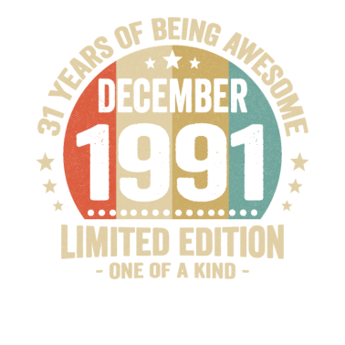 Zoom image 31 vuotta mahtavaa joulukuusta 1991 lähtien