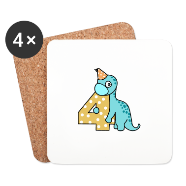 syntymäpäivä sanonta  - Dino syntymäpäivä neljä