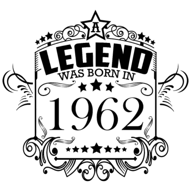 Zoom image La leggenda divenne il 1962 detto di compleanno