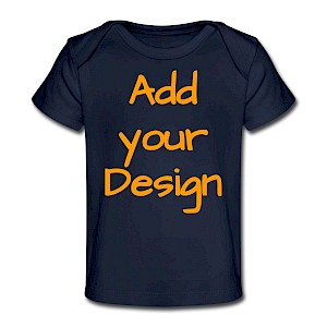 Baby bio-T-shirt dark navy