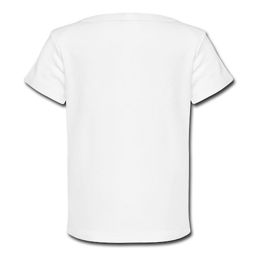 Organic Baby T-Shirt Hinten white