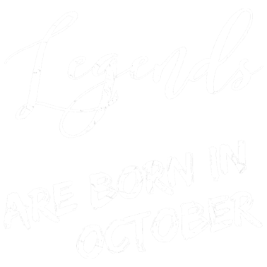 Zoom image Legends born in October verjaardagsspreuk