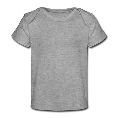 Organic Baby T-Shirt Vorne heather grey