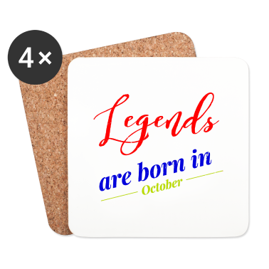 verjaardag gezegde  - verjaardagsspreuk legends are born in october