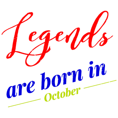 Zoom image verjaardagsspreuk legends are born in october