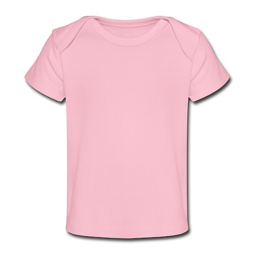 Organic Baby T-Shirt Vorne light pink