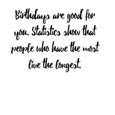 Zoom image Morsomt bursdagsordtak