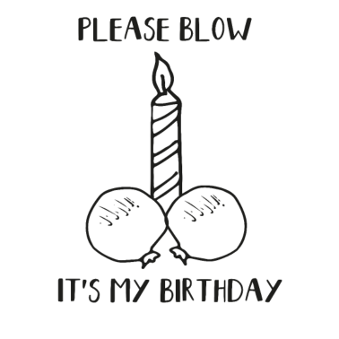 Zoom image Bobler har et morsomt bursdagsordtak