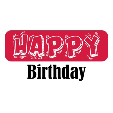 Zoom image Happy Birthday saying birthday