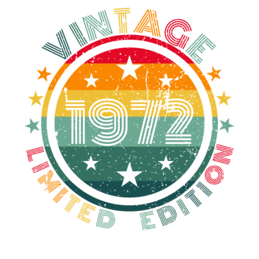 Zoom image Vintage 1972 72:a födelsedag retro vintage gåva