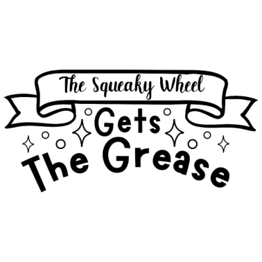 Zoom image Det gnisslande hjulet får