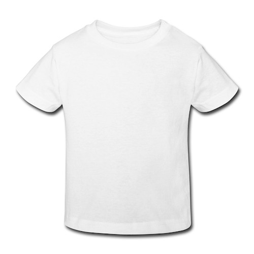 Kinder Bio-T-Shirt Vorne Weiß