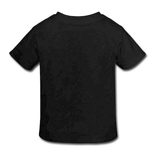 Kids' Organic T-Shirt Hinten black