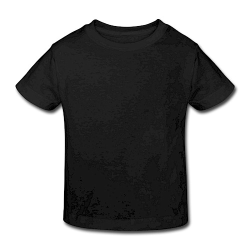Kids' Organic T-Shirt Vorne black