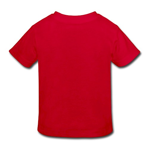Kids' Organic T-Shirt Hinten red