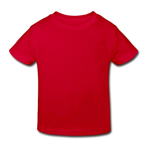 Kids' Organic T-Shirt Vorne red