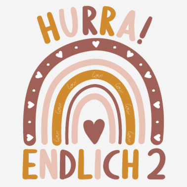 Zoom image 2 Jahre Geburtstagskind Regenbogen 2. Geburtstag