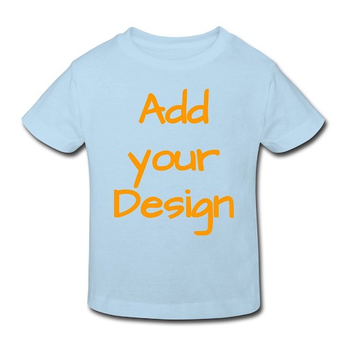 Ekologiczna koszulka dziecięca jasnoniebieski