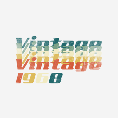 Zoom image 50e anniversaire t-shirt Année 1968 Cadeau