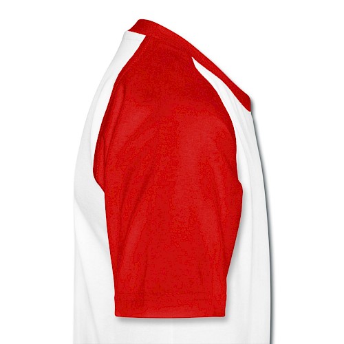 Kids' Baseball T-Shirt Rechts white/red