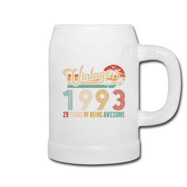 syntymäpäivä sanonta  - Vintage 1993 Vuosipäivä 29 vuotta olla mahtava