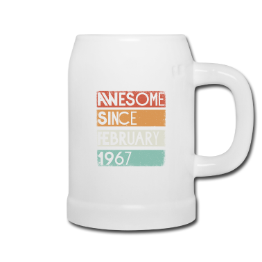 syntymäpäivä sanonta  - Helmikuu 1967 Vintage Retro Syntymäpäivä Vuosikerta