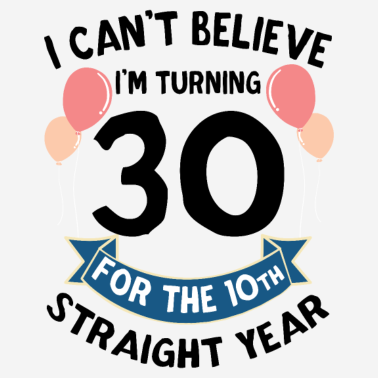 Zoom image Divertente detto per il 40 ° compleanno