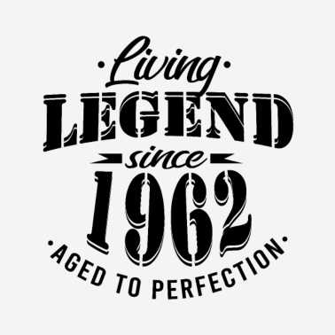 Zoom image Levende legende sinds 1962 verjaardagsspreuken