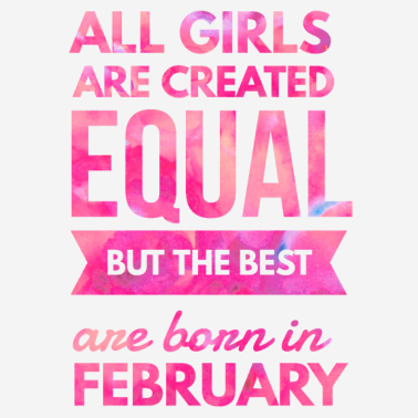 Zoom image Verjaardagsspreuk februari meisjes tekst