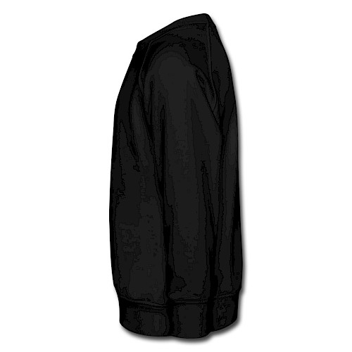Kinder Premium Pullover Links Schwarz