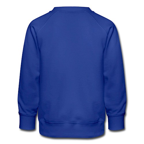 Kids' Premium Sweatshirt Hinten royal blue