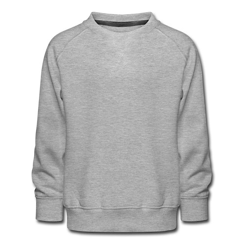 Kids' Premium Sweatshirt Vorne heather grey