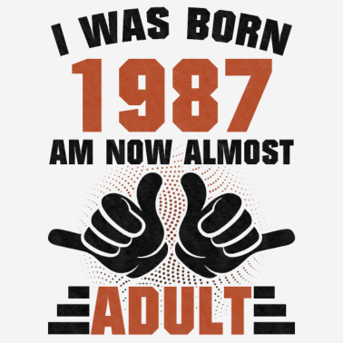 Zoom image Født i 1987 bursdagsordtak