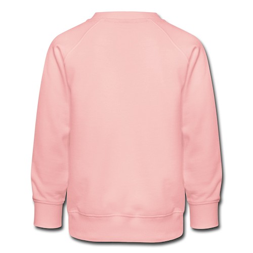 Lasten premium-collegepaita Hinten kristalliroosa