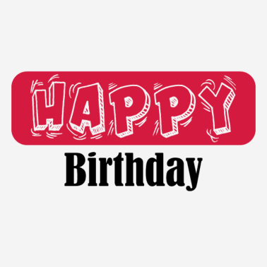 Zoom image Happy Birthday saying birthday