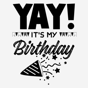 Zoom image my birthday saying