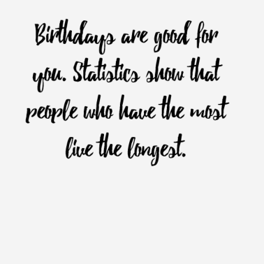 Zoom image Funny birthday saying