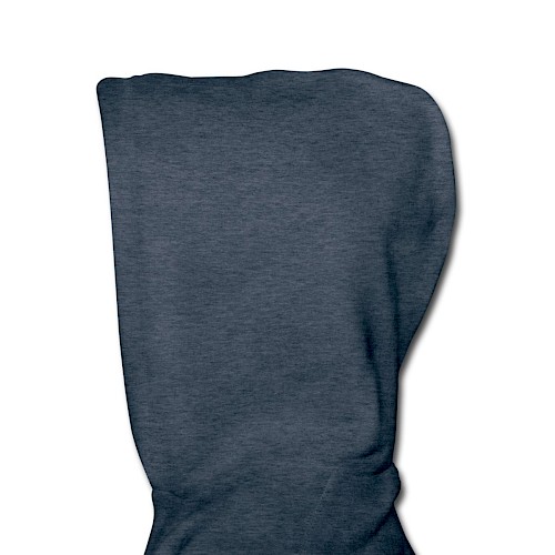 Kinder Premium Hoodie Kapuze links Jeansblau