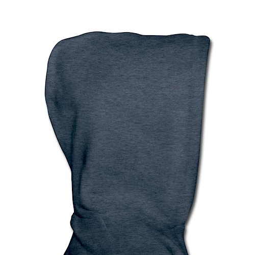 Kinder Premium Hoodie Kapuze rechts Jeansblau